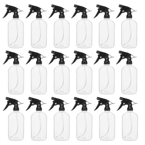 Botella Con Pulverizador 500ml Pack 18 Unidades Tamano 8x11x23 Cm Pulverizadores Forma Ovalada De Plastico Color N B0d4dw7xln