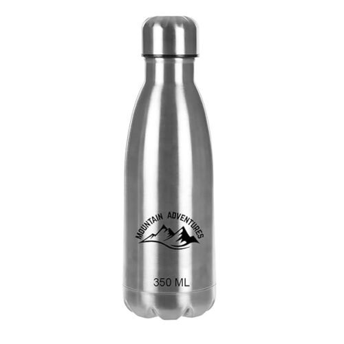 Botella De Acero Inoxidable Dos Tamanos A Elegir 350ml Y 500ml Termo Con Tapon De Rosca Para Evitar Derrames Gran B0cwvnys21