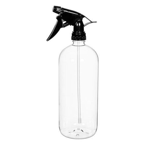 Botellas Para Pulverizar De 1l Transparente Packs A Elegir De 6 Y 12 Unidades Pistola Negra Pulverizadora Para Vapori B0cktcsnqf