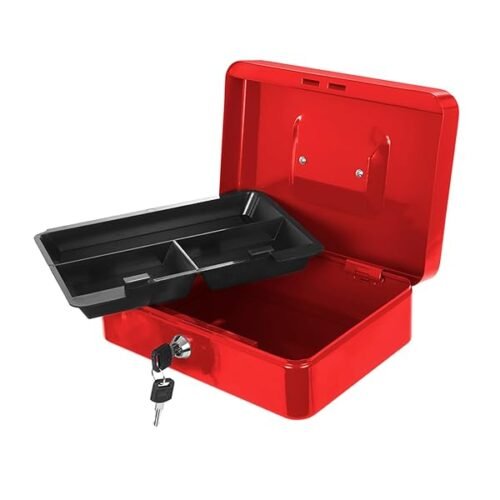 Caja De Caudales Con Llave Para Transportar Y Guardar Dinero Colores Surtidos Al Azar Caja De Seguridad Para Guardar O B0db6748kn