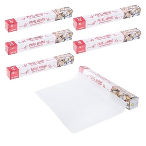 Rollo Papel De Horno 10 Metros Pack De 3 Y 6 Unidades Tamano 37cm Largo Papel Vegetal En Rollo Apto Para Cocina Su B0cz4nw77c